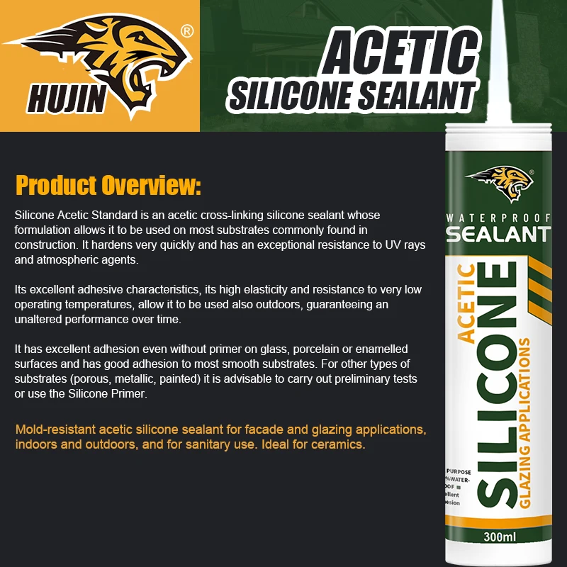 Weatherproof Acetic gp silicone sealant window