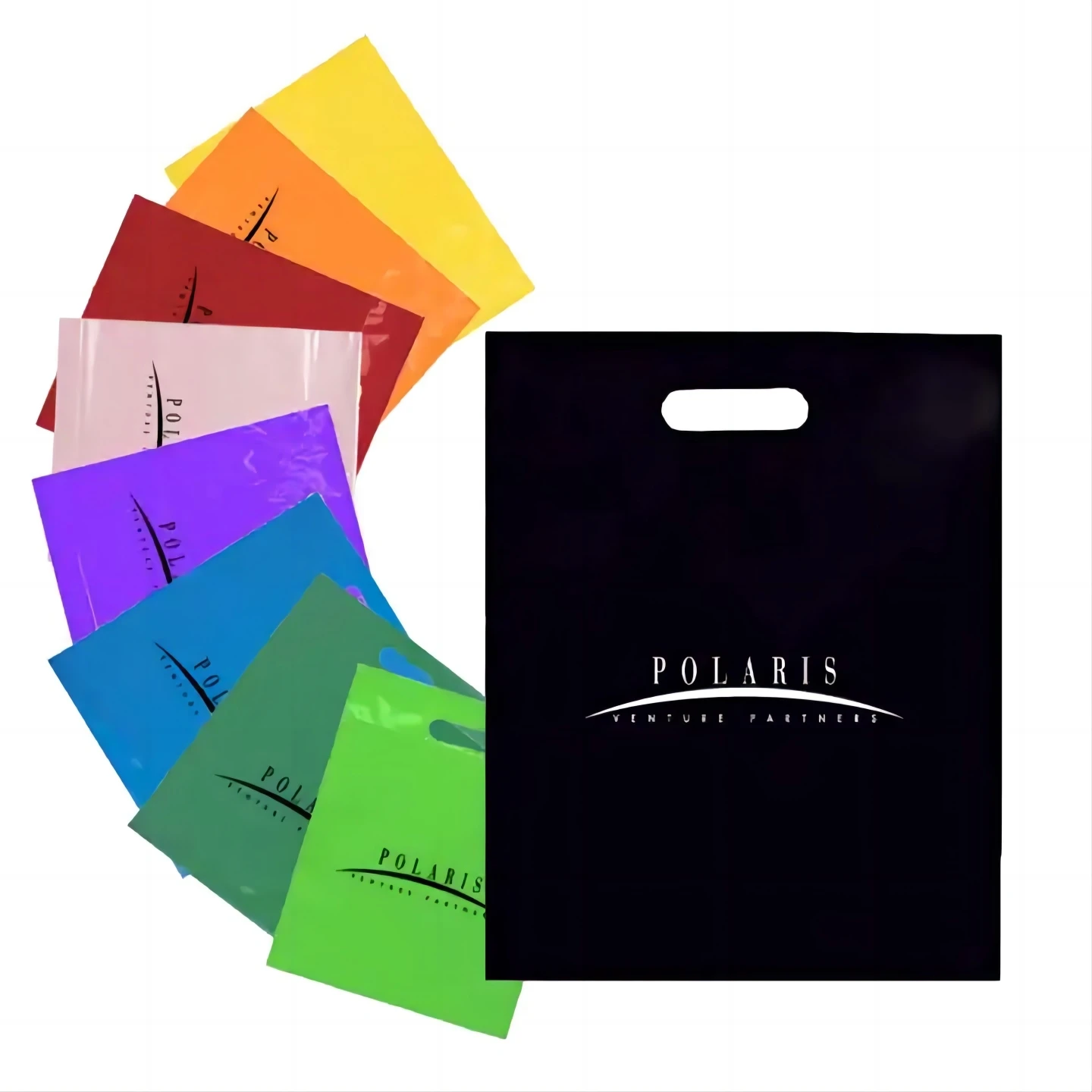 Cheap Wholesale Customized Hdpe Shopping Packaging Thank You Die Cut Handle T-shirt Plastic Bag