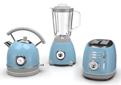 3 шт. электрический чайник и тостер бытовой техники комплекты Электрический из нержавеющей стали