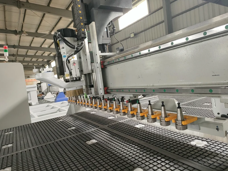 1325 Atc CNC деревообрабатывающий фрезерный станок 8X4 автоматический инструмент сменный режущий