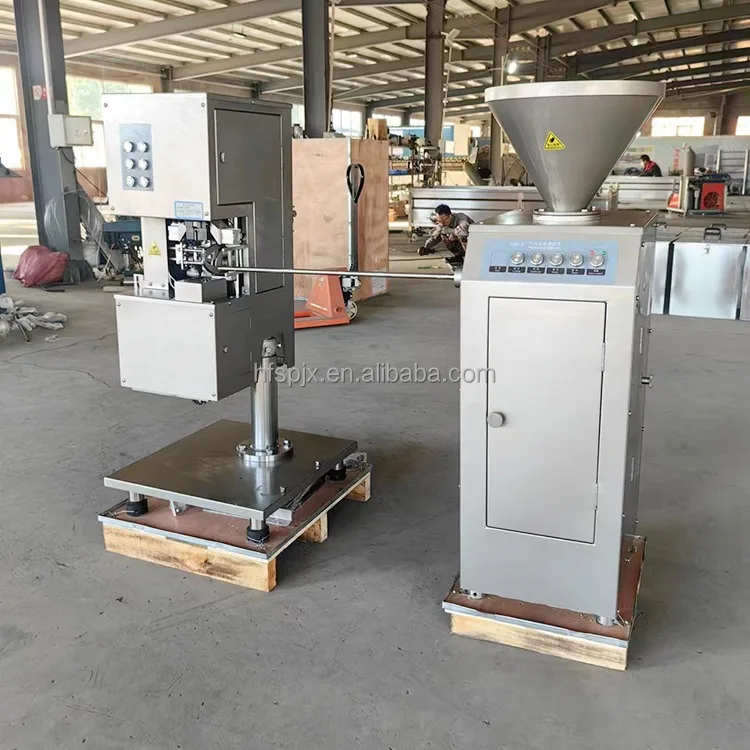 Multi-Functional Sausage Enema Twisting Machine New Condition Ham Sausage Aluminum Wire Punching Card Machine