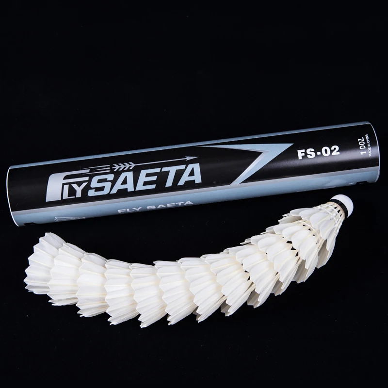 Second grade duck Feather Badminton Shuttlecock from z j China Manufacturer