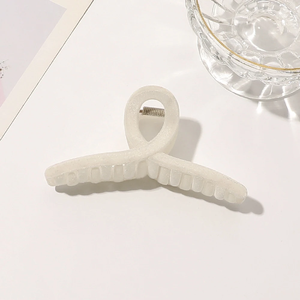 Korean Hair Clip Velvet INS Simple Elegant Claw Clip For Women Square Wholesale Winter Hair Clip