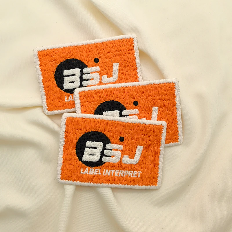 Wholesale Embroidered Patches Hat Garment Embroidery Custom Logo Full Embroidery Patch Badges