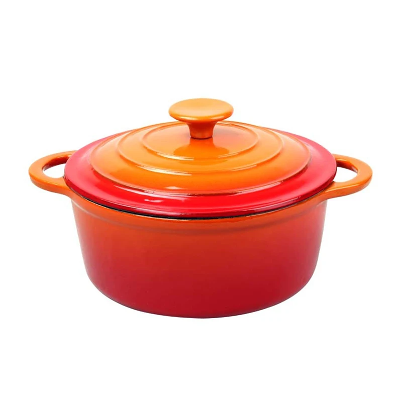 Health and environmental protection Cast iron cooking tagine Moroccan pot with ceramic lid