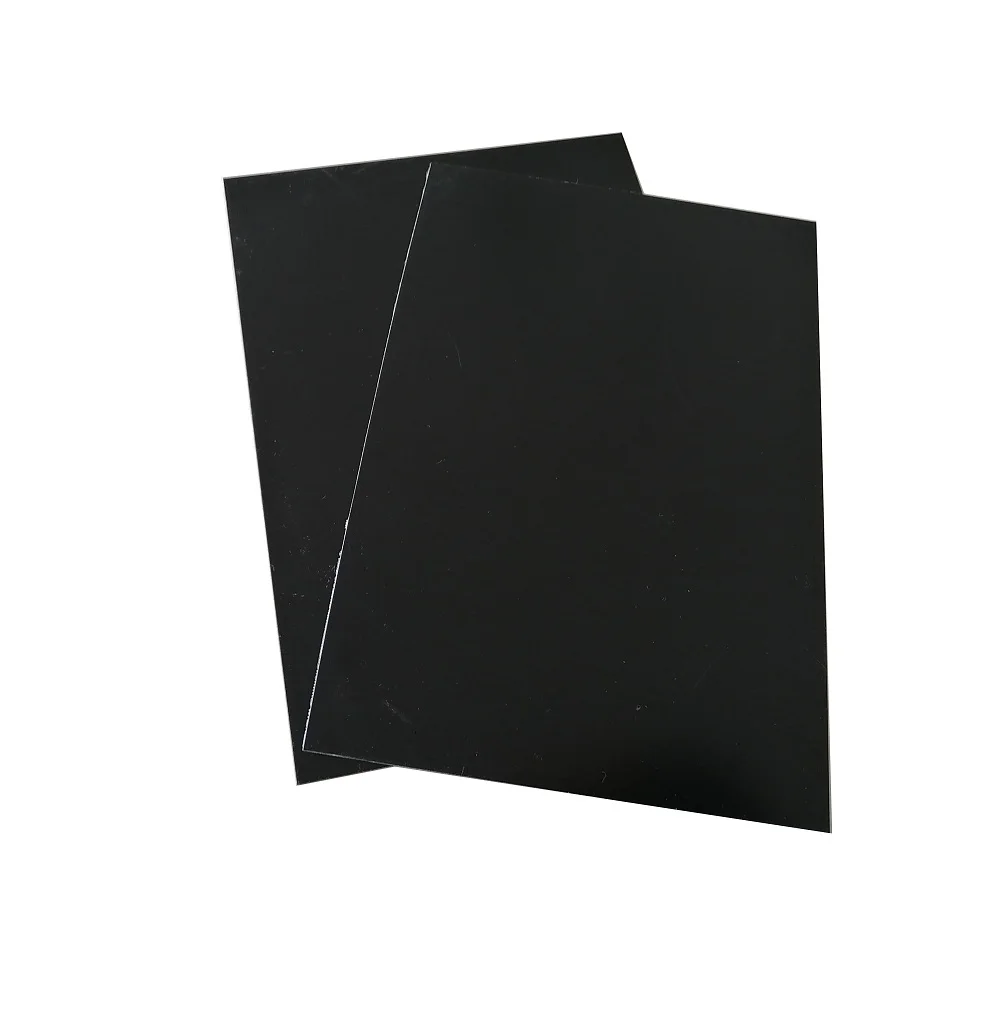 FR-4 матовая черная безгалогенная стеклянная ткань ламинированный лист