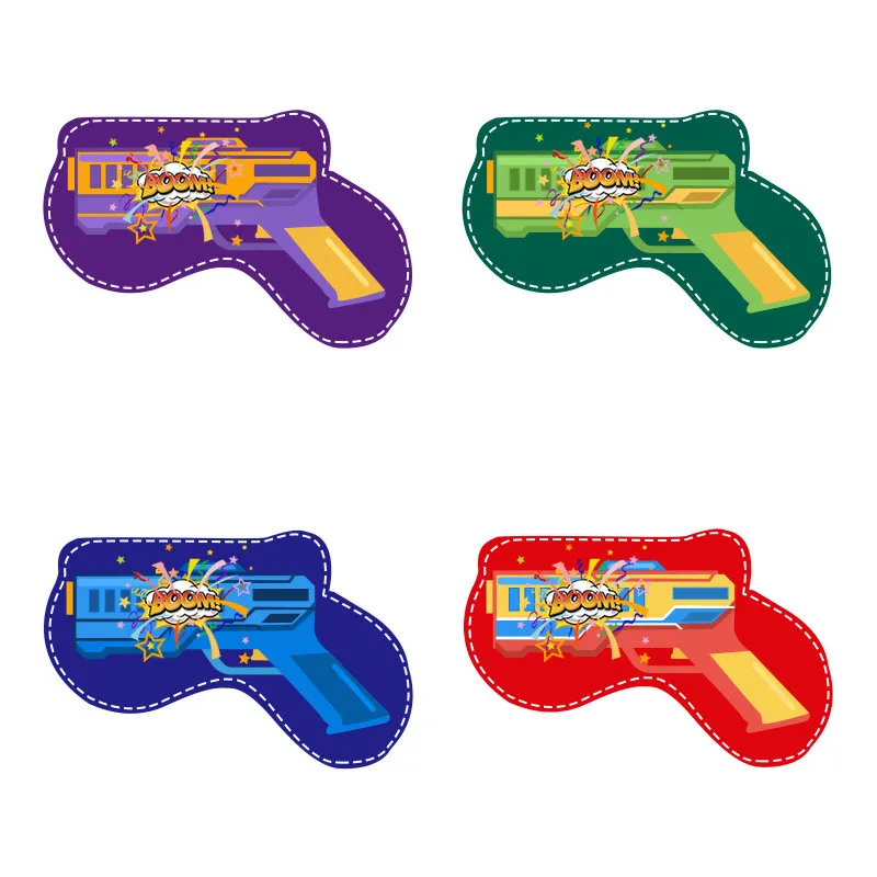 Inflatable Toy Fireworks Gun, Handheld Confetti Poppers Cannons, for Birthday Graduation Fun Party Supplies