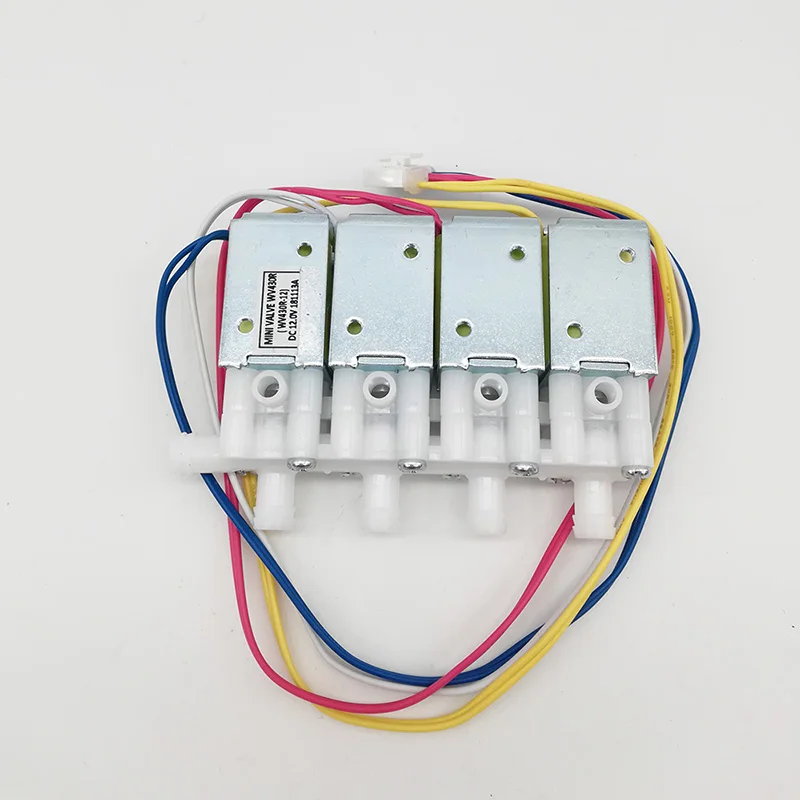 Manifold solenoid valves 4 position 3 ways. Normal Close air valve 12 vdc, 24 vdc for Massage equipment