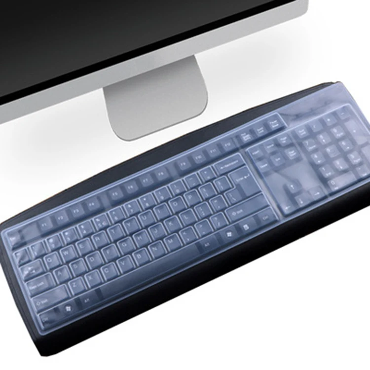Waterproof transparent keyboard protective film silicone cover for keyboard