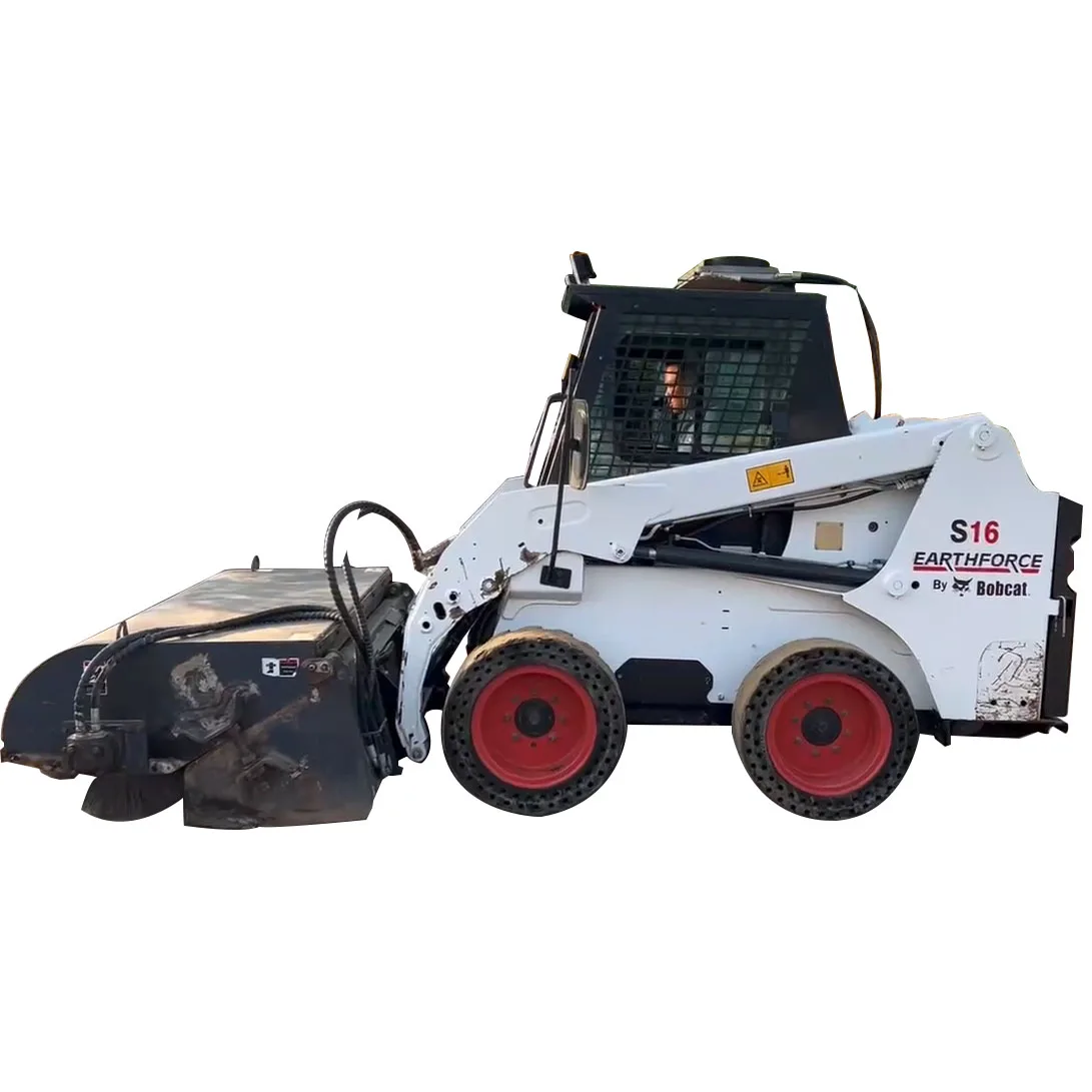 Оригинальные высокоэффективные Подержанные погрузчики Bobcat S16 передний колесный малый погрузчик 90% новый BOBCAT s16 S18 S185 S70 S160 S300 S550