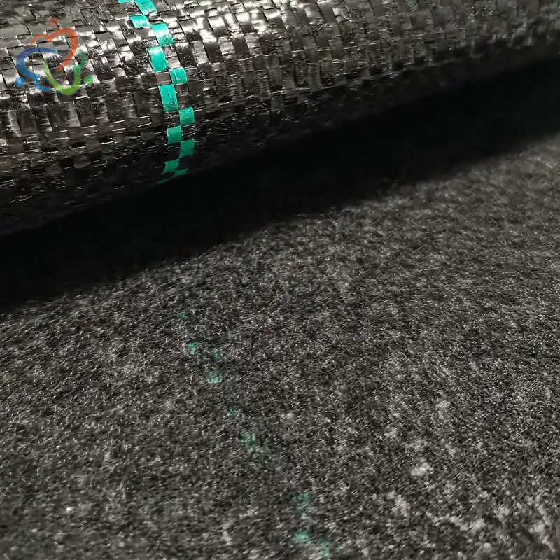 5OZ 6OZ 3FT-13FT Needle Punched Weed Barrier with Heavy Duty Weed Mat Factory Landscape Fabric