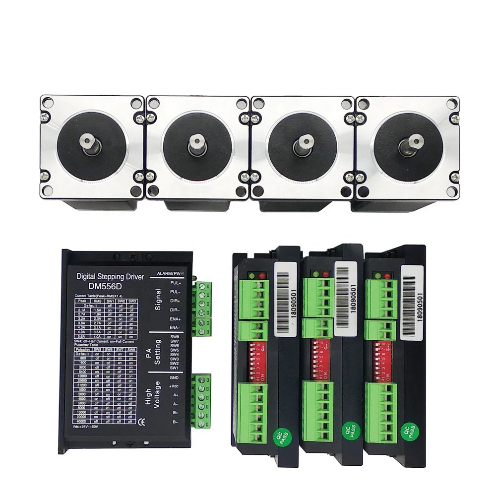 Nema 34 4 axis cnc stepper motor kit