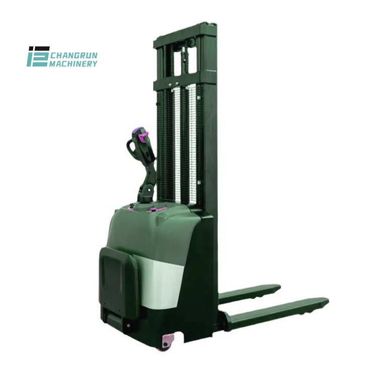 New hydraulic stack truck small fork lift pallet jack stacker 0.8 ton 2 ton electric forklift
