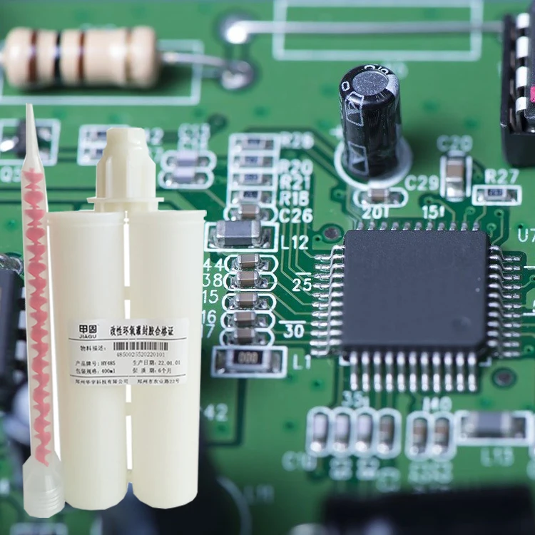 quick fixing white electronic potting glue 5 minutes set time steel epoxy resin ab glue for electronic potting