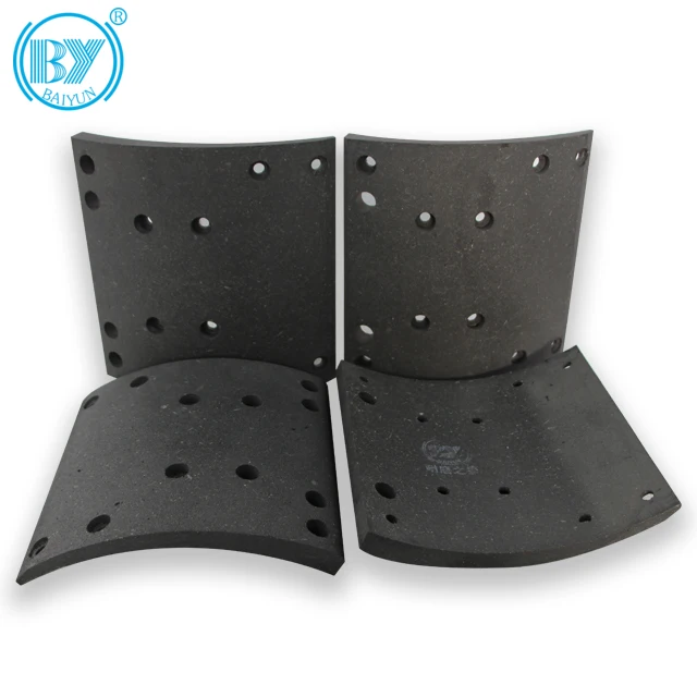 Daf Mercedes Heavy Duty Parts Air Truck 19581 Break Pads Actros Breakpad Making Machine for Man BAIYUN Brake Pads Manufacturer