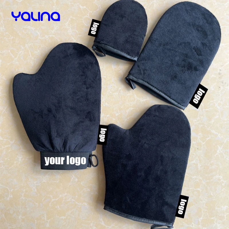 Velvet Tanning Mitt Reusable Waterproof Self Tan Applicator Manufacturer Tanning Application Mitt