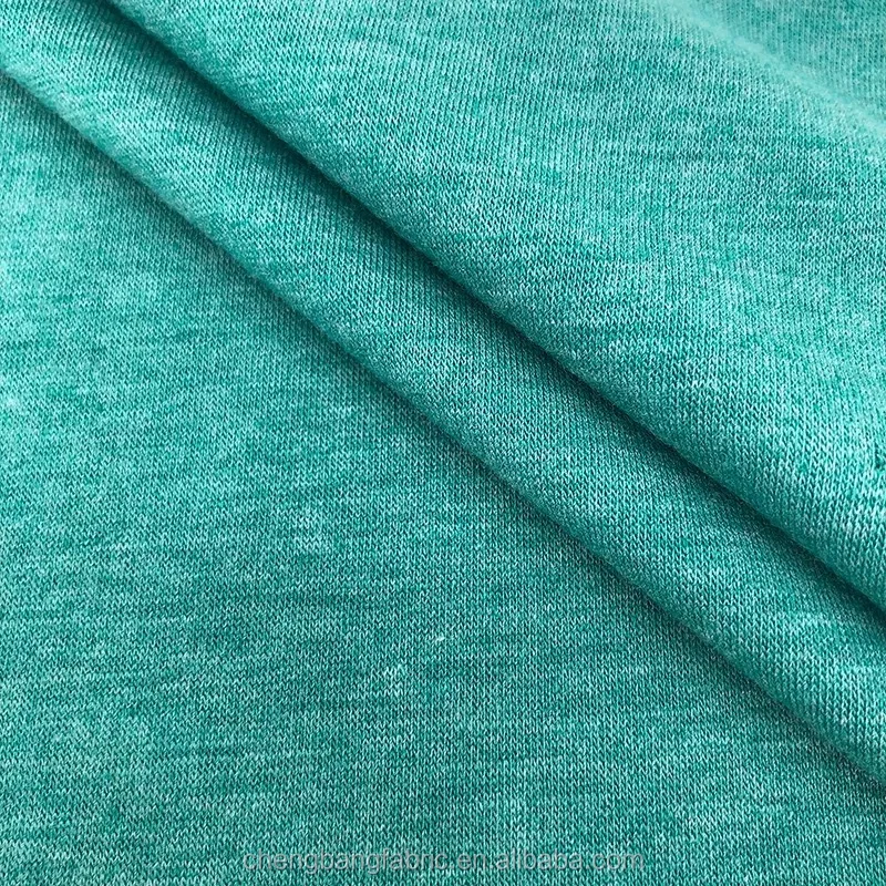 Готово к отправке TC 65 35 полиэстер хлопок Меланж Цветной трикотажная ткань