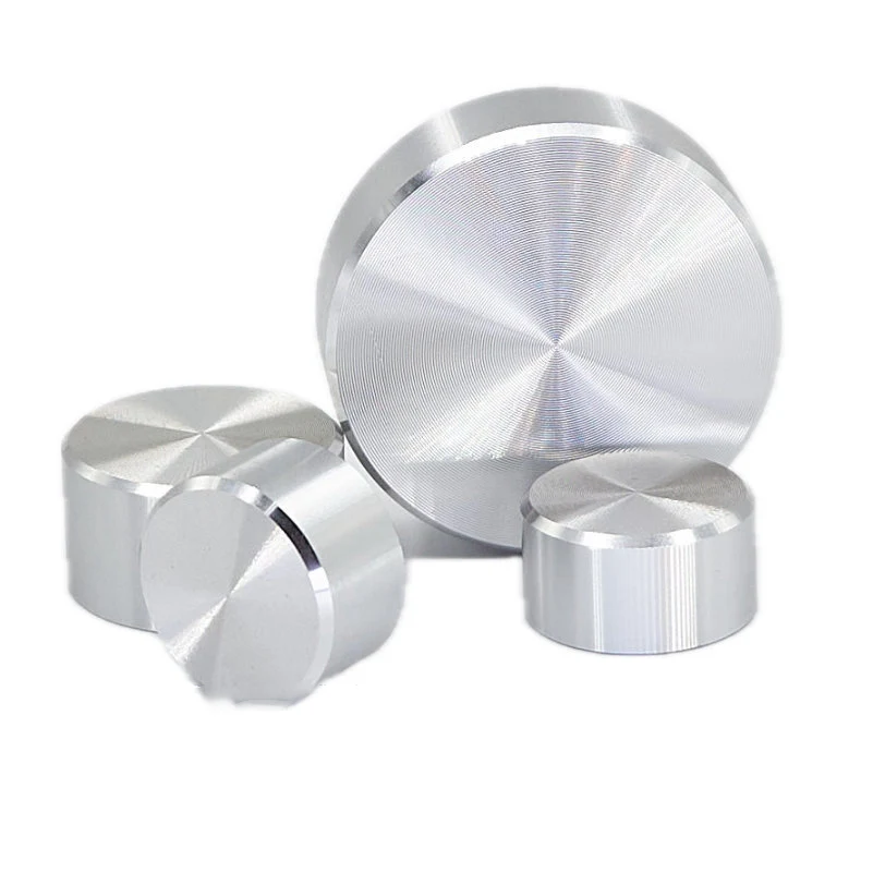Custom metal solid core aluminium alloy CNC cnc sandblast oxidation drone button knob switch cap processing