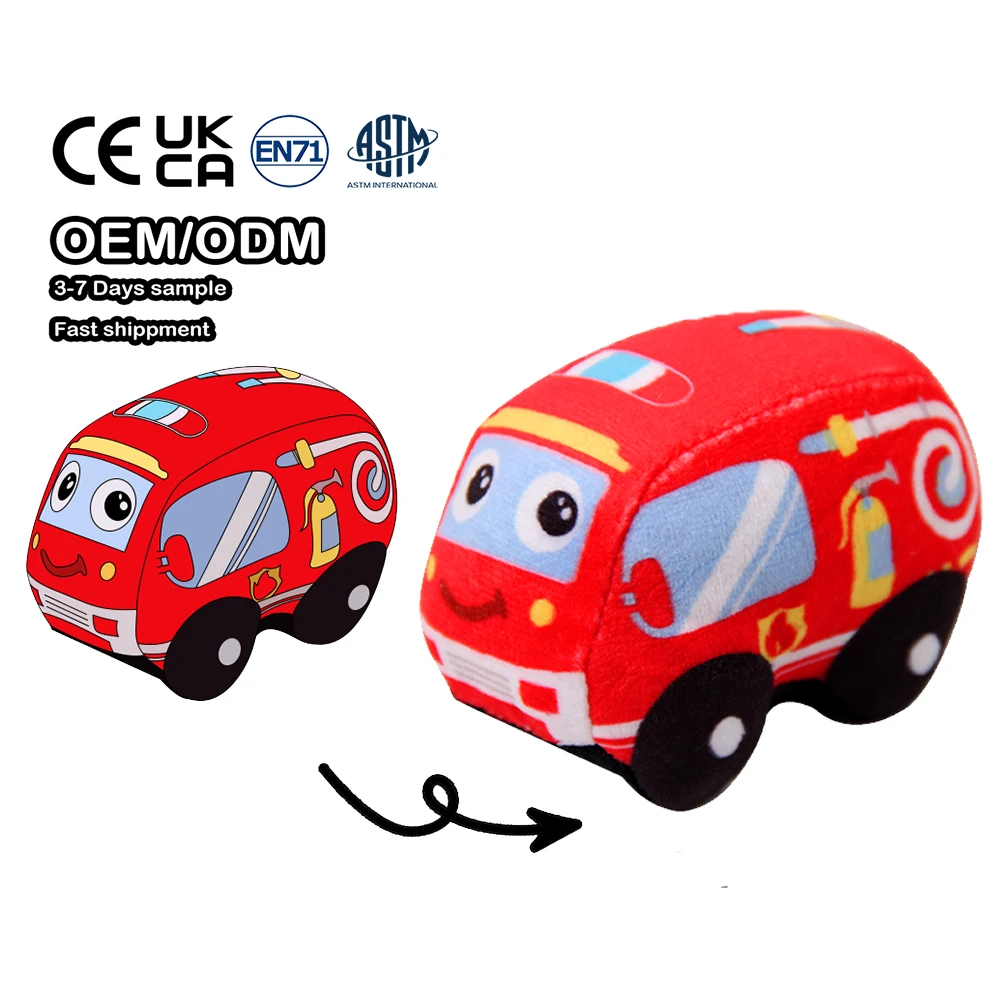 Promotional Gifts Custom Car Plush Soft Toys EM/ODM Custom Designed Toy Trucks Car Plush Toys