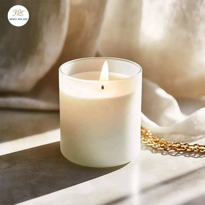 KLS High Quality Mother day Handmade Creative Romantic Smokeless Soy Wax Glass Scented Candles Gift Set