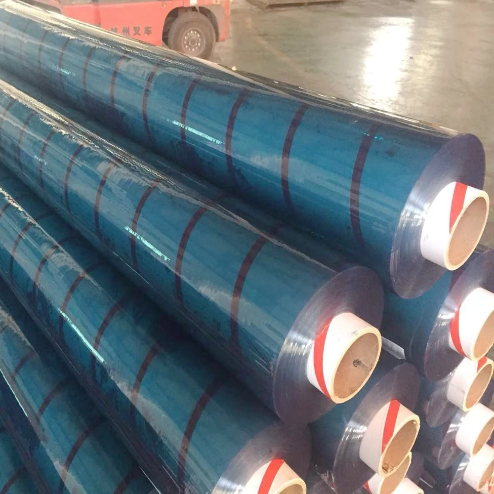 Crystal White Color Super Clear Soft Thick PVC Film Printing Table Cover Insulation Rolling Plastic Film