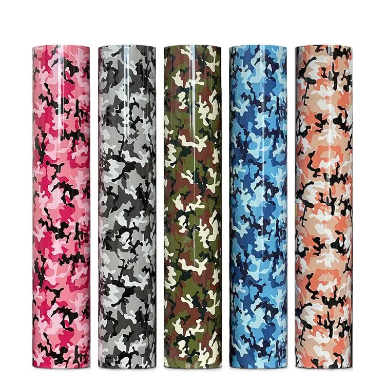 Free Sample New Arrival  Wholesale Pattern Htv Leopard Print Flm Heat Transfer Vinyl