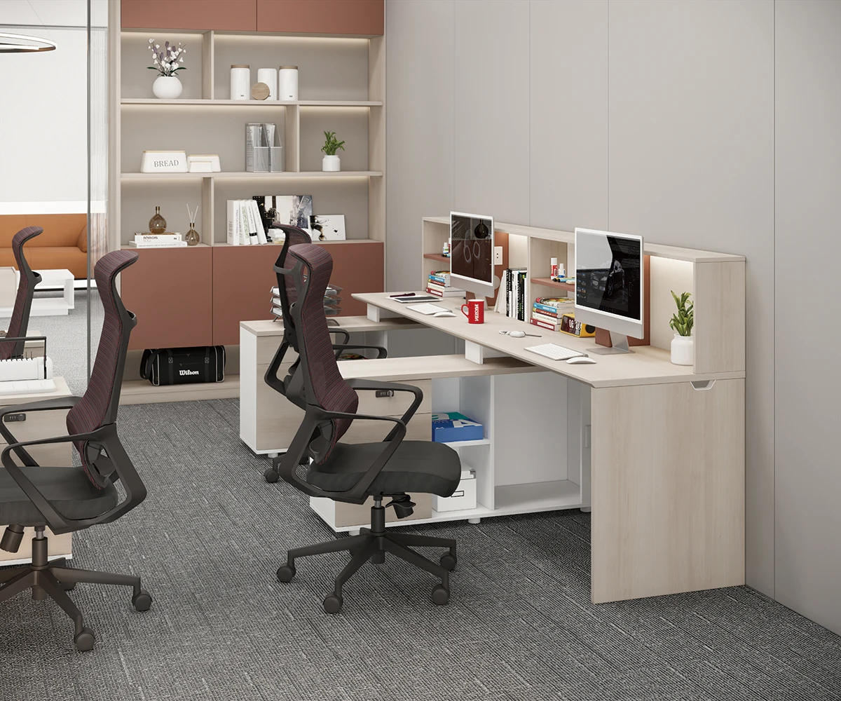 2024 staff commercial workstations modern design furniture office table and chair set executive desk home office furniture pc