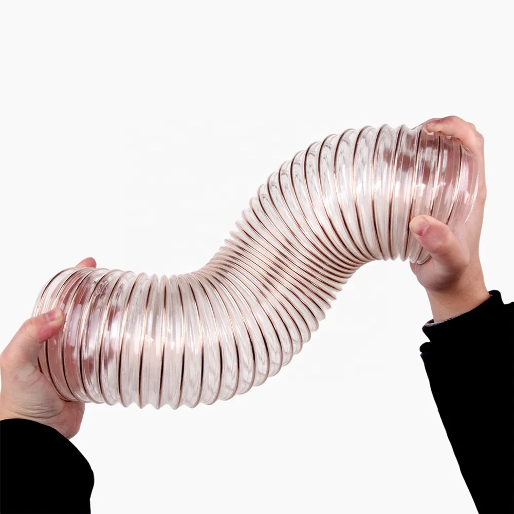 PU duct Hose Polyurethane Duct Hose Woodworking ventilation fume dust extraction dust collection collector hose air duct