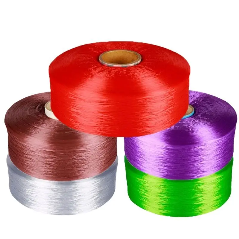 Cheap High Strength Colorful Customization Polypropylene Filament Yarn PP Webbing Yarn