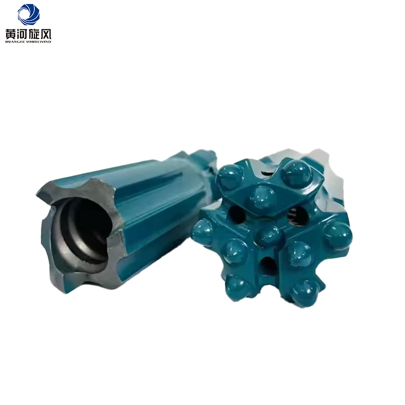 Hoe sale Top hammer drill bit T45 T51 89mm wear resistant mining thread button bit retractable carbide drill bit