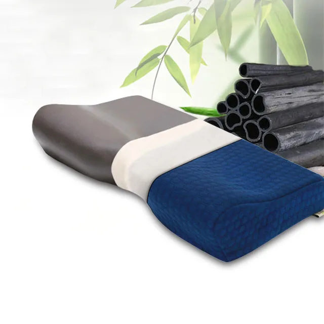 Butterfly Shape Cervical Pillow Bamboo Charcoal Memory Foam Pillow