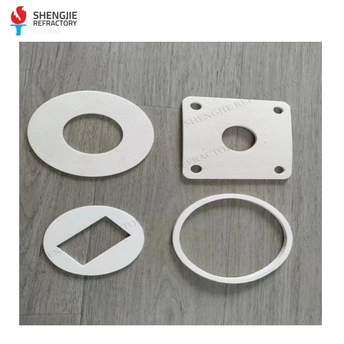 Shengjie Manufacture  ceramic fiber paper gasket high temperature insulated aluminate silicate ceramic fiber paper
