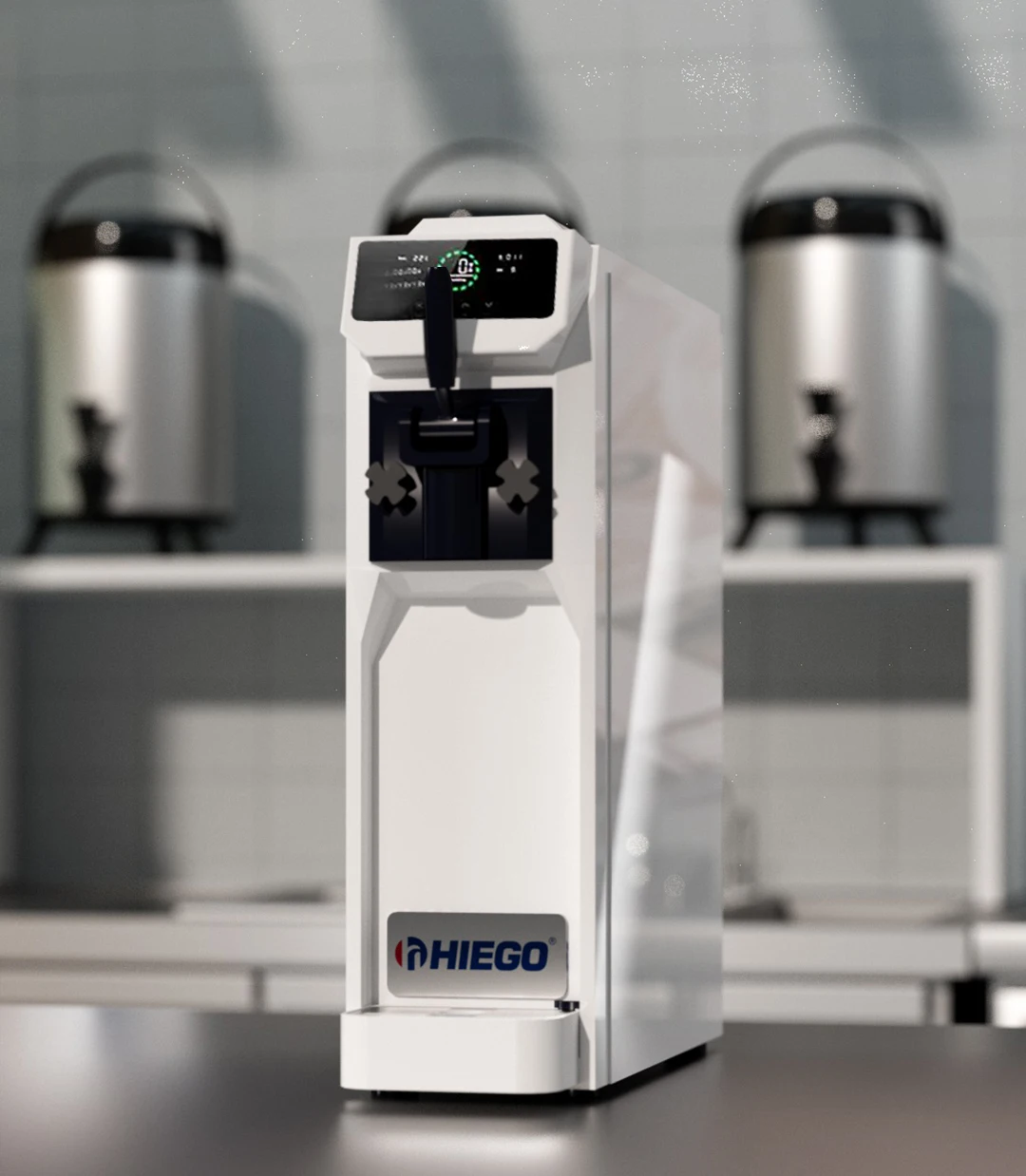 Coffee Shop Ice Cream Machine Commercial single flavour  soft serve machine 220v Small table top soft ice cream Maker