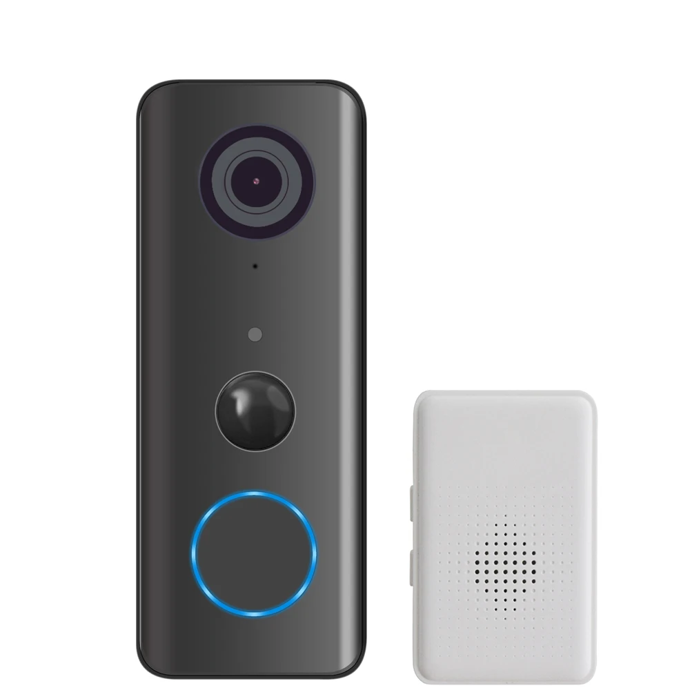 High Quality 1080P Wireless Door Bell Camera Wifi Video Doorbell Battery Powered With Chime