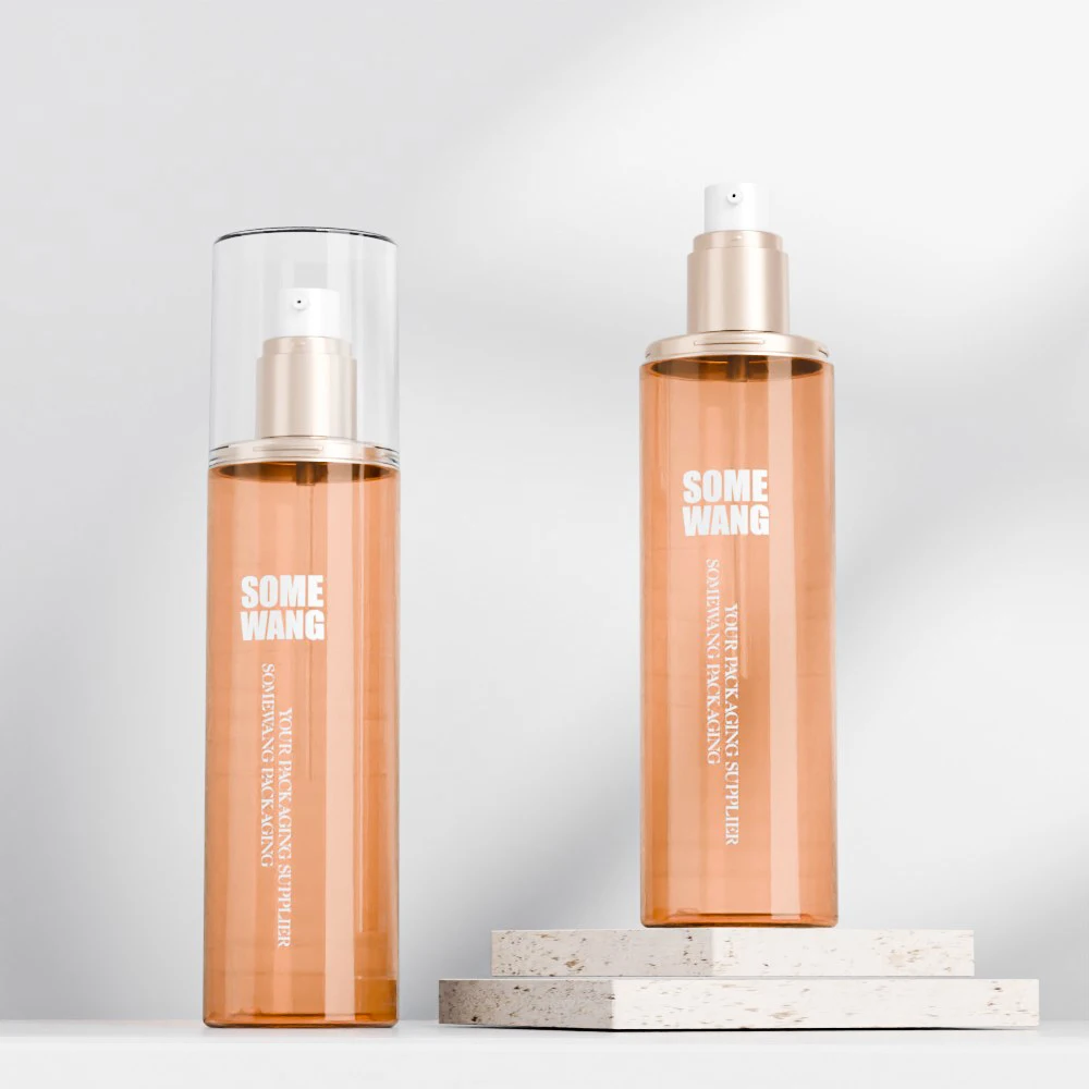 OEM available refillable frosted toner essential oil bottle 100ml 120ml 150ml 200ml pet chloroform lotion bottle