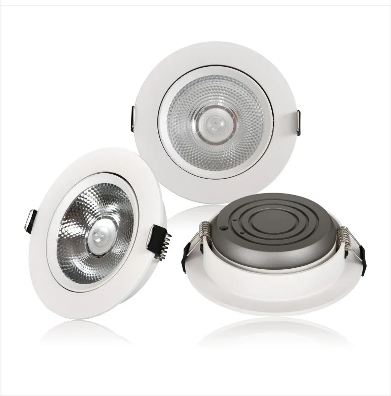 Hotel office project home shop 5w 7w 10w 20w commercial downlight ceiling recessed slim cob led spot light