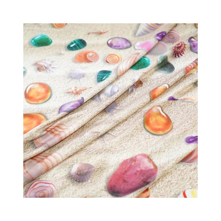 Low Price 95% Polyester 5% Spandex Digital Printing Tear-resistant Stretch Fabric For Garment