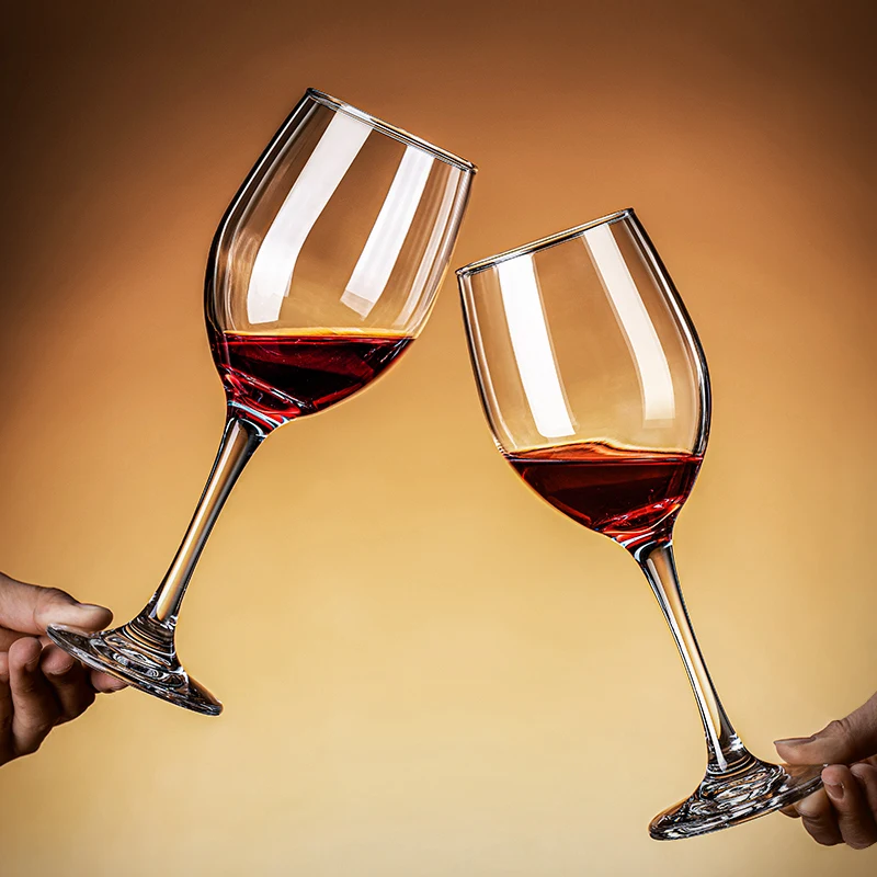 7OZ Clear Crystal Luxury Party Water Christmas Goblet Wine glasses Personalized Transparent Drink Glassware Carton