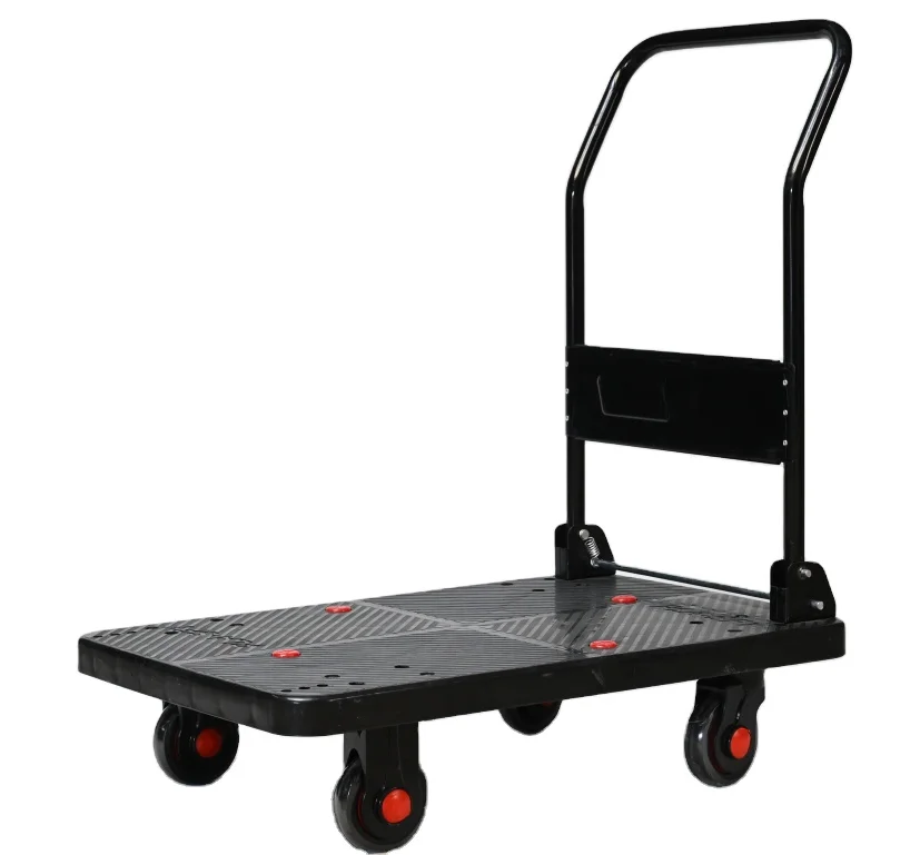 
Handcarts And Trolleys Six Wheel Hand Trolley Heavy Duty Solid Climb Stair Luggage Handling Climbing Truck Manufacturers 