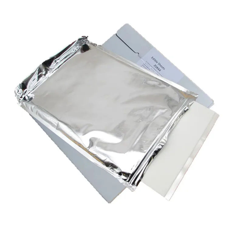 sugar paper of A4 food paper to decorating cake tools