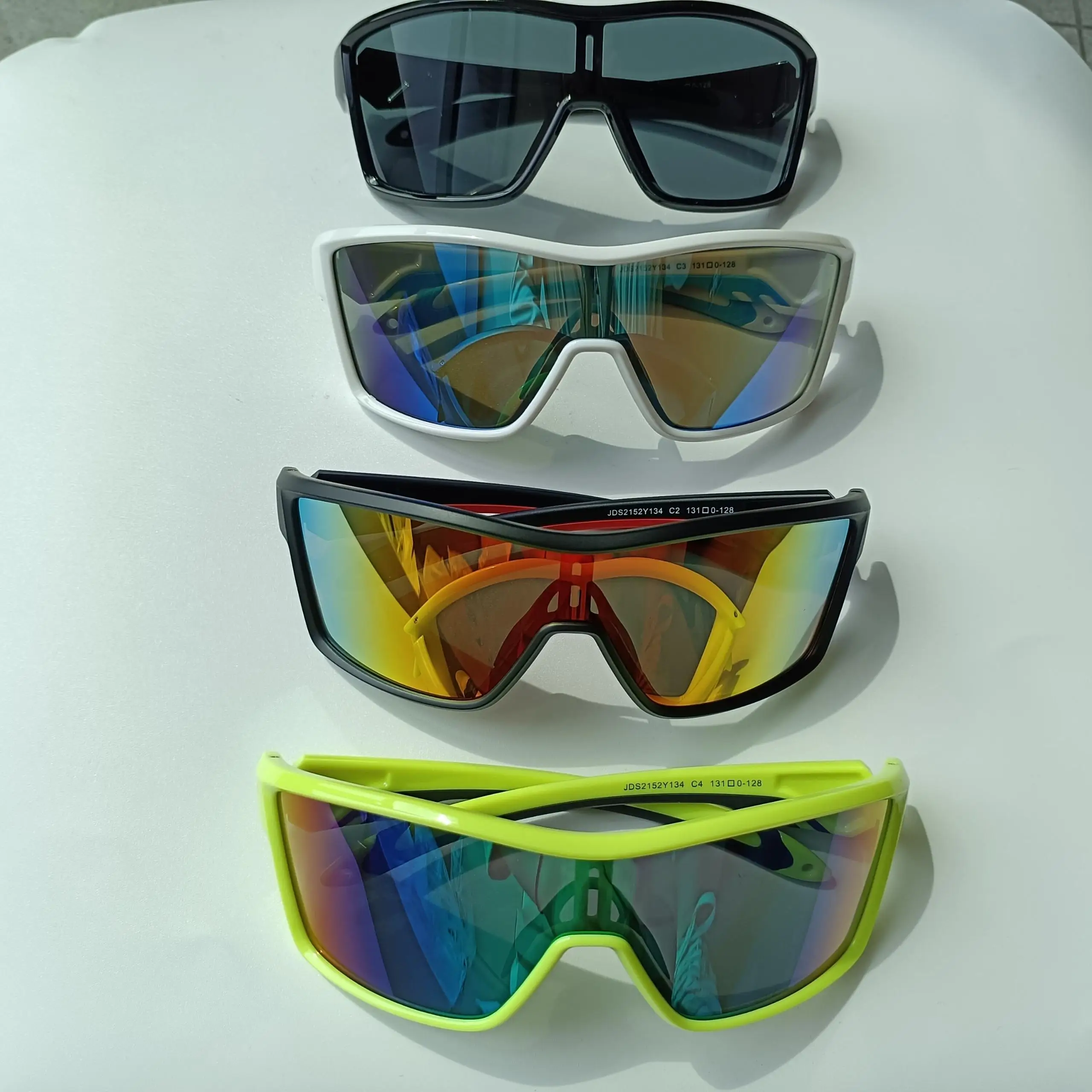 Square Sunglasses Men Women Brand Designer Reflective Coating Sun Glasses Square Spied Sunglasses Male Uv400