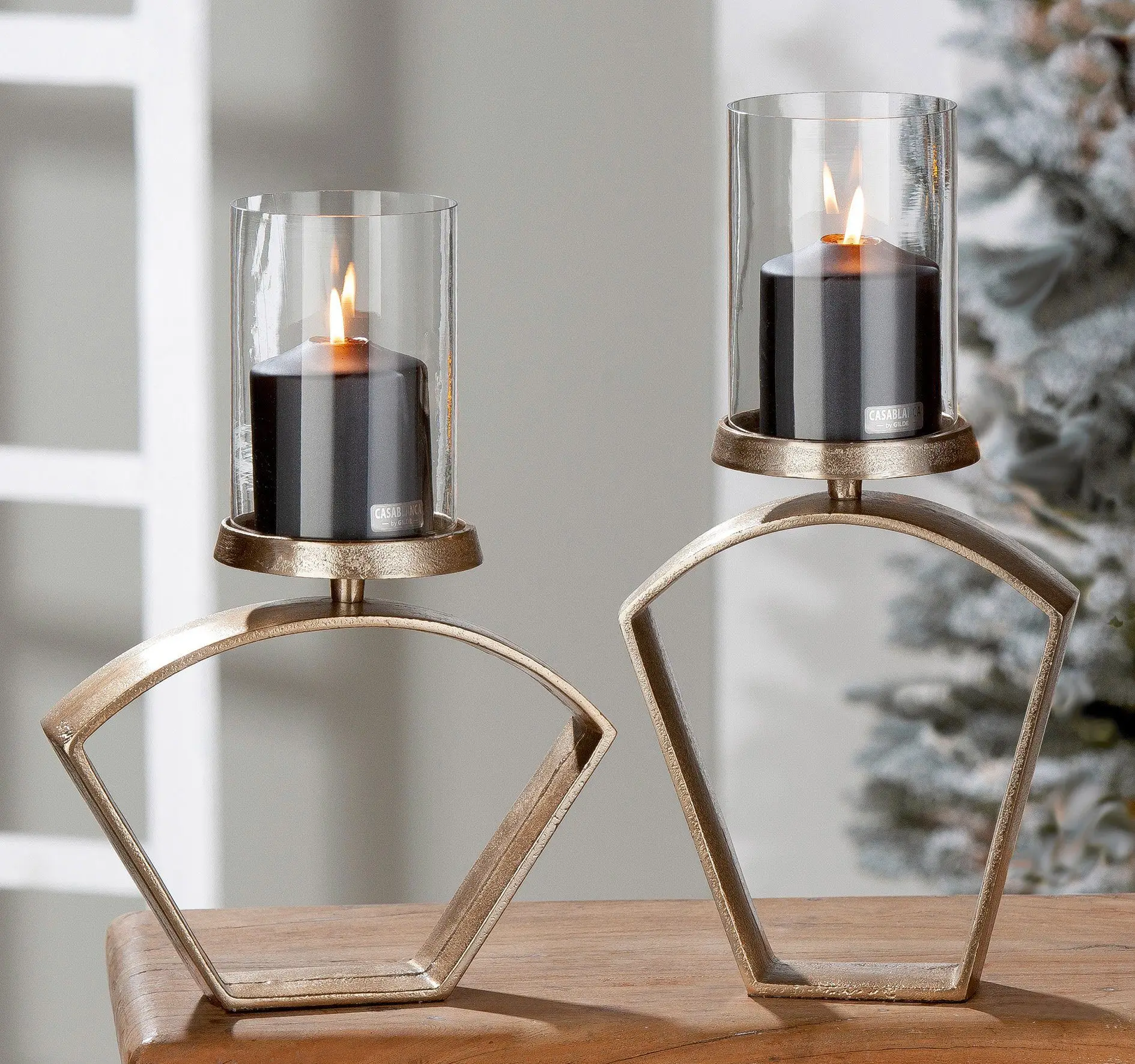 Aluminium  Candle Holder for Table Centerpieces Aluminium Casting Fancy Candle Pillar Holder
