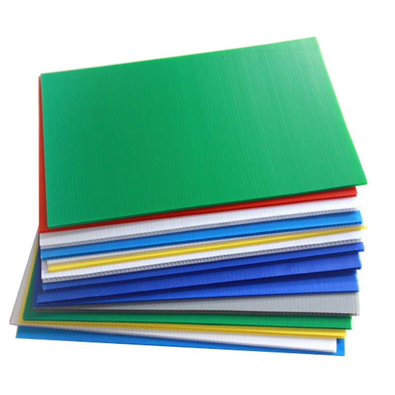 Custom Pp Coroplast Plastic Corrugated Sheet 4x8 Correx Board Manufacturer