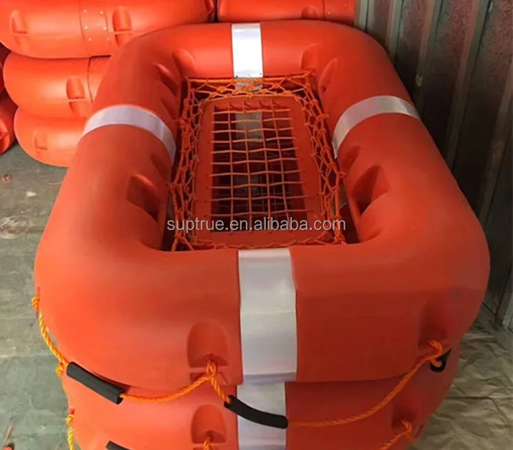 Foamed Plastic Polyethylene Life Raft Marine Ship Vessel Boat Life Saver Float Buoy High Buoyancy For 8 10 12 Persons