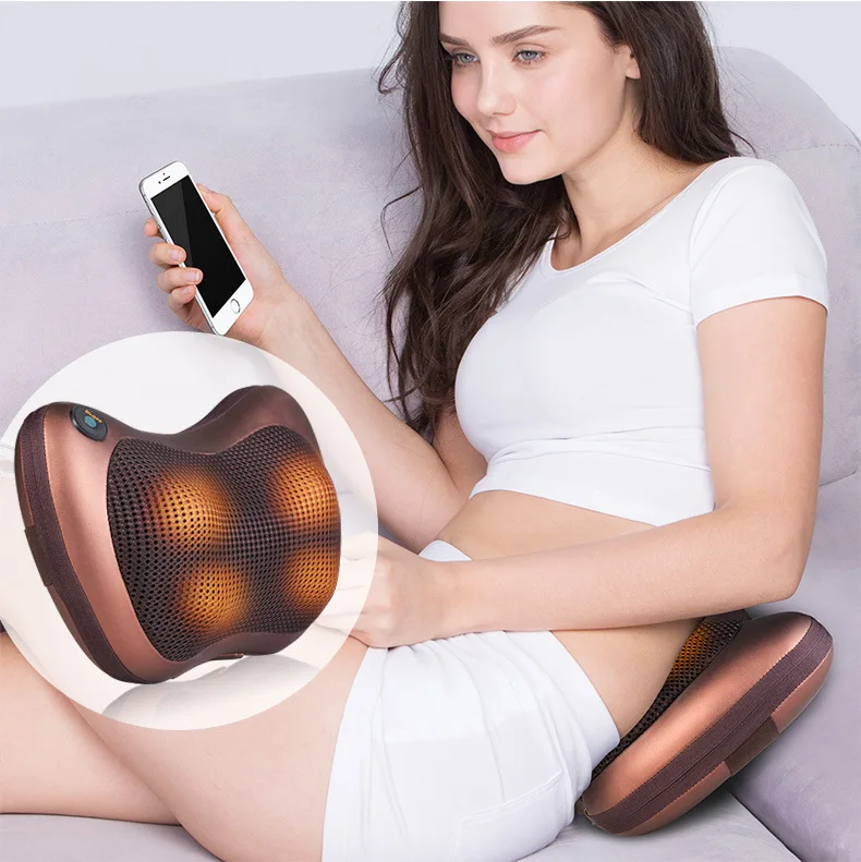 
Multifunction Durable Intelligent Electric Full body Shiatsu Massage Pillow with Heat 