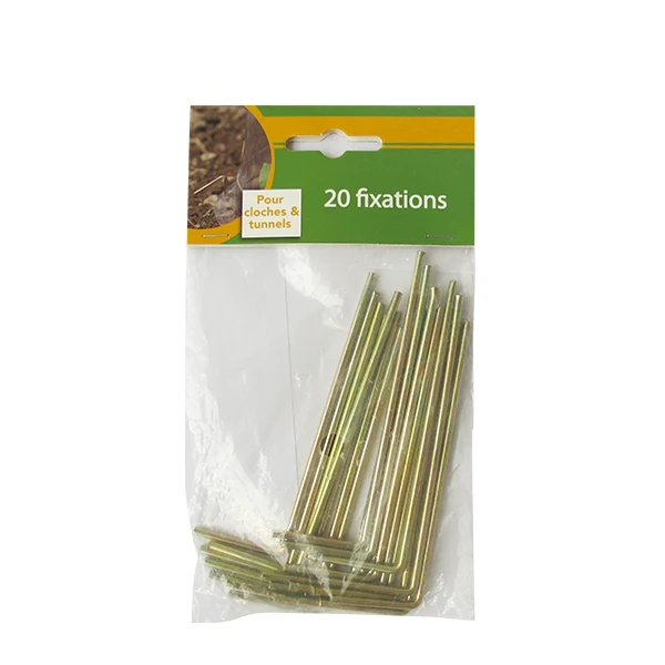 10 см Металлические колышки, садовые колокольчики, колышки для растений, туннельные колышки