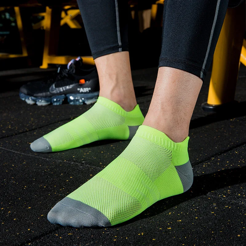 Sports Male Running Socks Female Shallow Mouth Fitness Thin Short Deodorant Socks Pressure Crew Socks