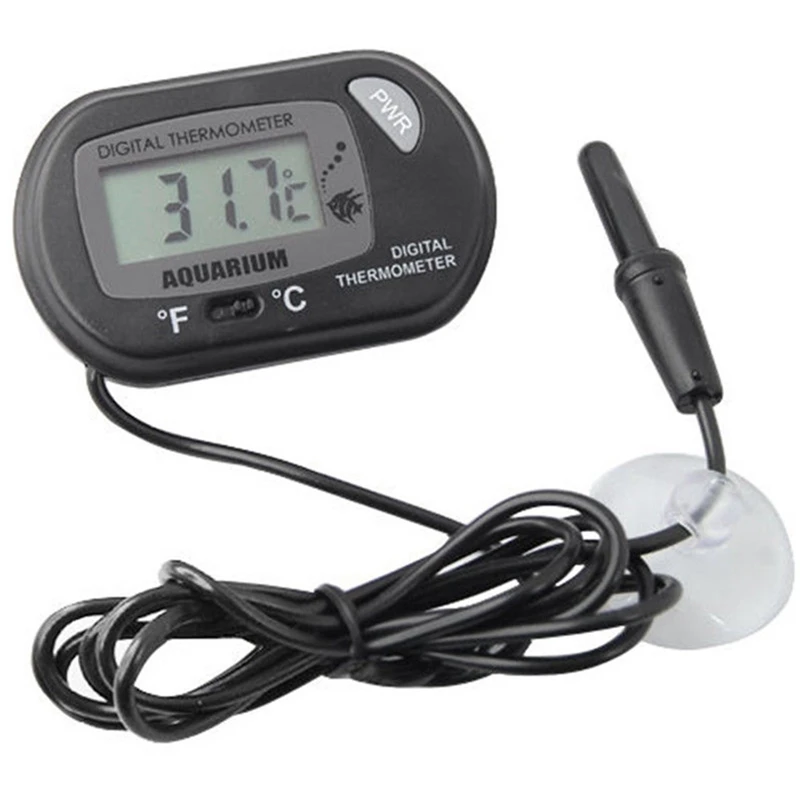 Fish tank Thermometer reptile turtle sucker diving pet box with probe electronic Digital thermometer ST-3
