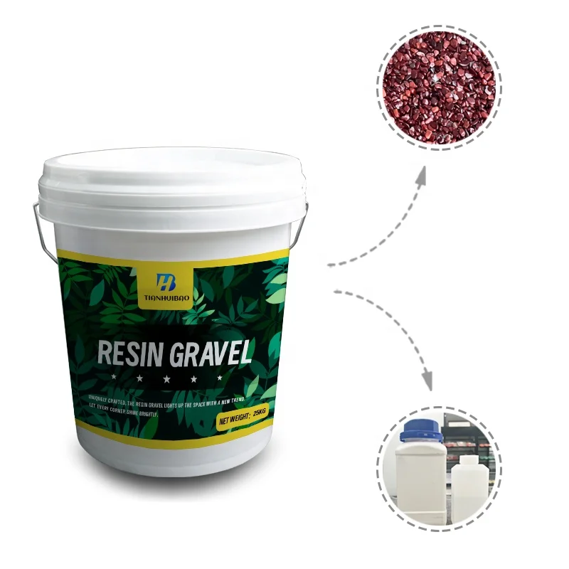 2024 hot sale Landscaping Stone Gravel Pea Gravel Color Gravel 25kg/barrel