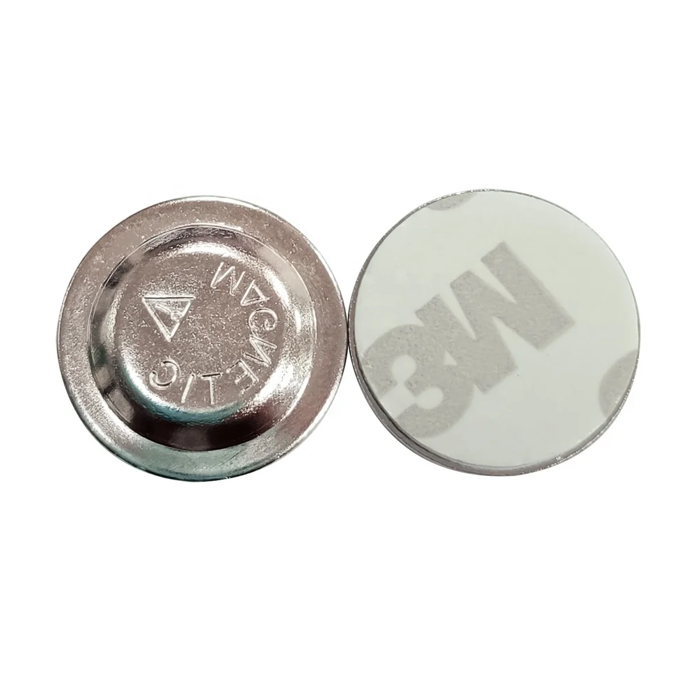 Wholesale popular magnetic Name tag neodymium magnet round disc badge pin on for garment Xlmagnet